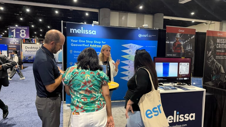 Eric & Lauren speaking to attendees