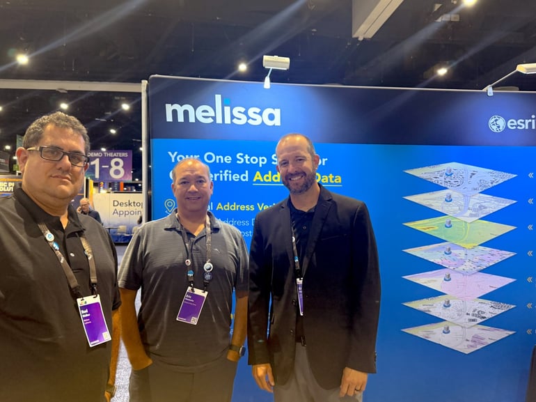 CIO Bud Walker, GIS Team Lead Eric Horowitz, and Sr. Account Executive Eric Hossenlopp