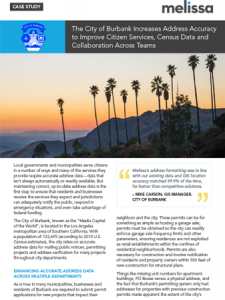Learn How City of Burbank Improves Address Accuracy with Melissa Data Quality Tools