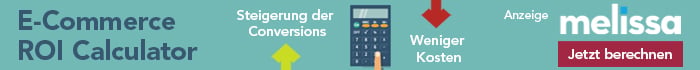 Werbebanner für den E-Commerce ROI Calculator