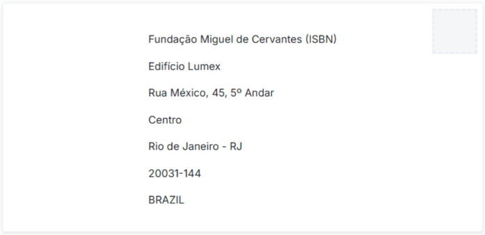Address Format Brazil