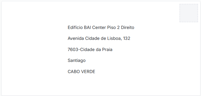 Address Format Cape Verde
