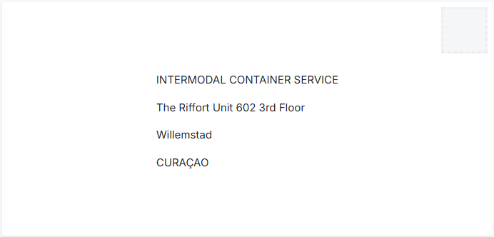 Address Format Curaçao