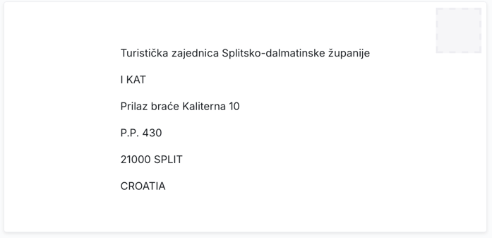 Address Format Croatia