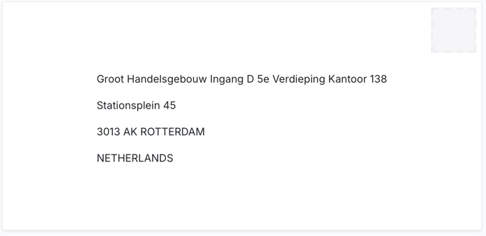 Address Format Netherlands