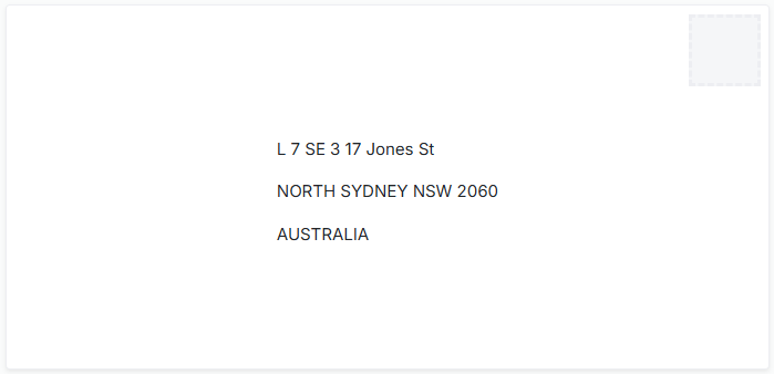 Address Format Australia