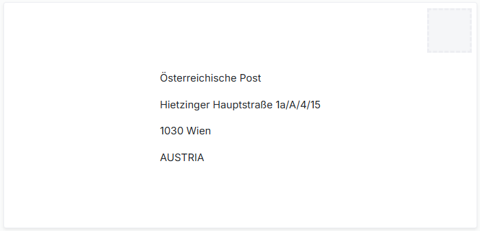 Address Format Austria