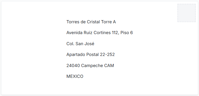 Address Format Mexico