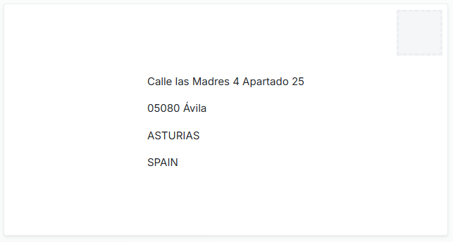Address Format Spain